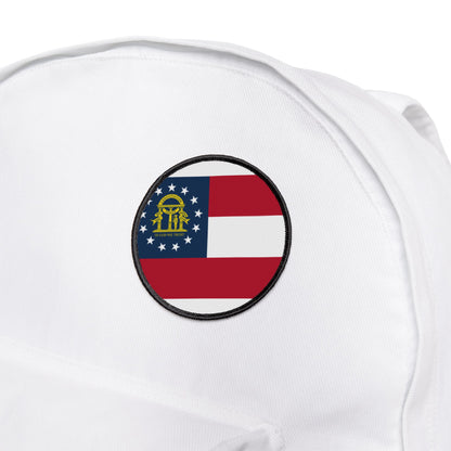 Flag Village Georgia State Flag Embroidery Iron-On Patches
