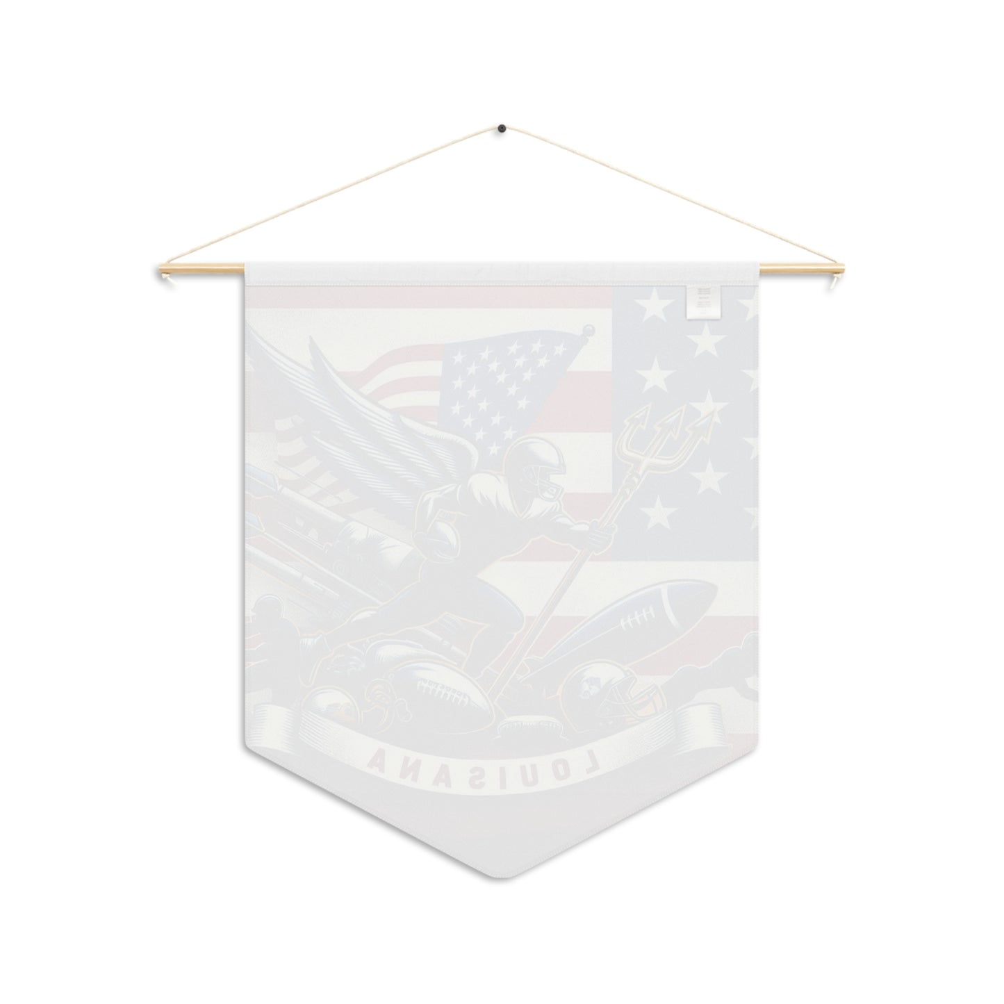 Flag Village Louisiana State Flag Pennant Sporting Home Wall decoration LA0002