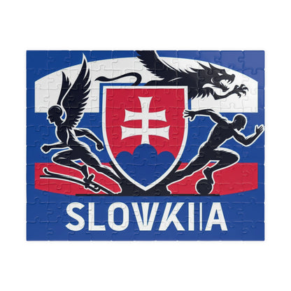 Flag Village Slovakia Sporting Flag Puzzle (110, 252, 520, 1014-piece) SVK0003