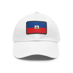 Flag Village Haiti Flag Hat Cap with Leather Patch