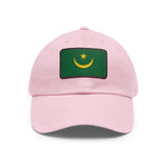 Flag Village Mauritania Flag Hat Cap with Leather Patch