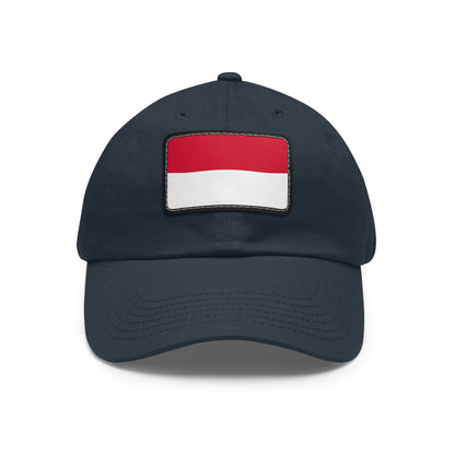 Flag Village Monaco Flag Hat Cap with Leather Patch