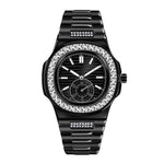 Flag Village Mens Fashion Alloy  Luxury Brand Diamond Gifts Watches