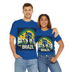 Flag Village Brazil Sporting Flag T-SHIRT Heavy Cotton Tee BRA0010