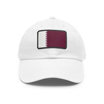 Flag Village Qatar Flag Hat Cap with Leather Patch