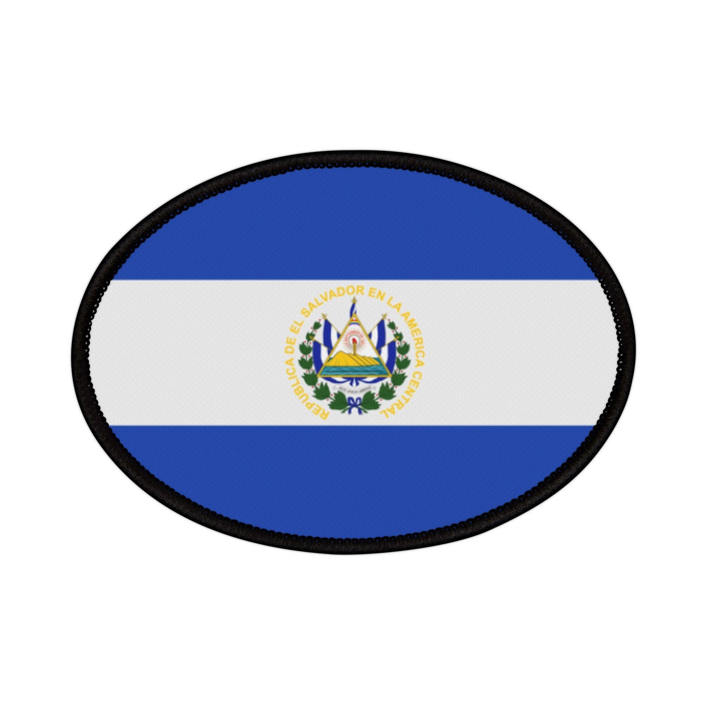 Flag Village El Salvador Flag Embroidery Iron-On Patches