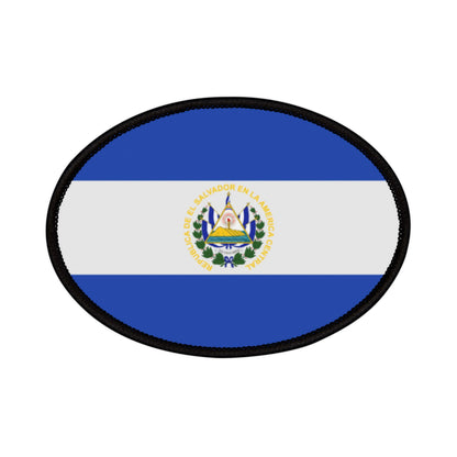 Flag Village El Salvador Flag Embroidery Iron-On Patches