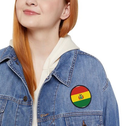Flag Village Bolivia Flag Embroidery Iron-On Patches