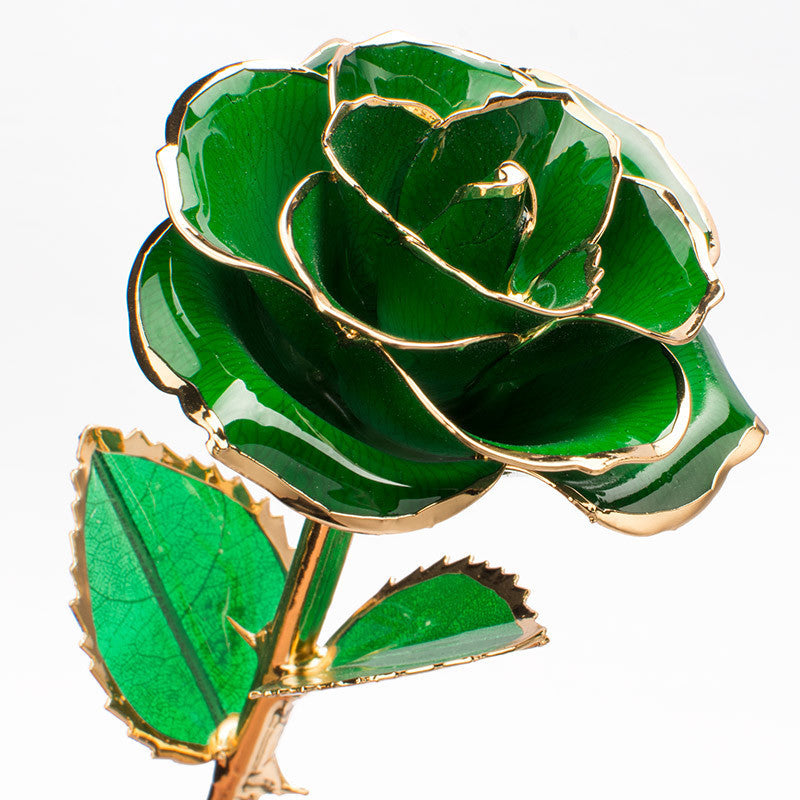 Flag Village 24K Gold-plated Rose Flower With A Gift Box Valentine's Day Gift