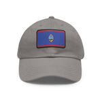 Flag Village Guam Flag Hat Cap with Leather Patch