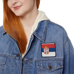 Flag Village Serbia Flag Embroidery Iron-On Patches