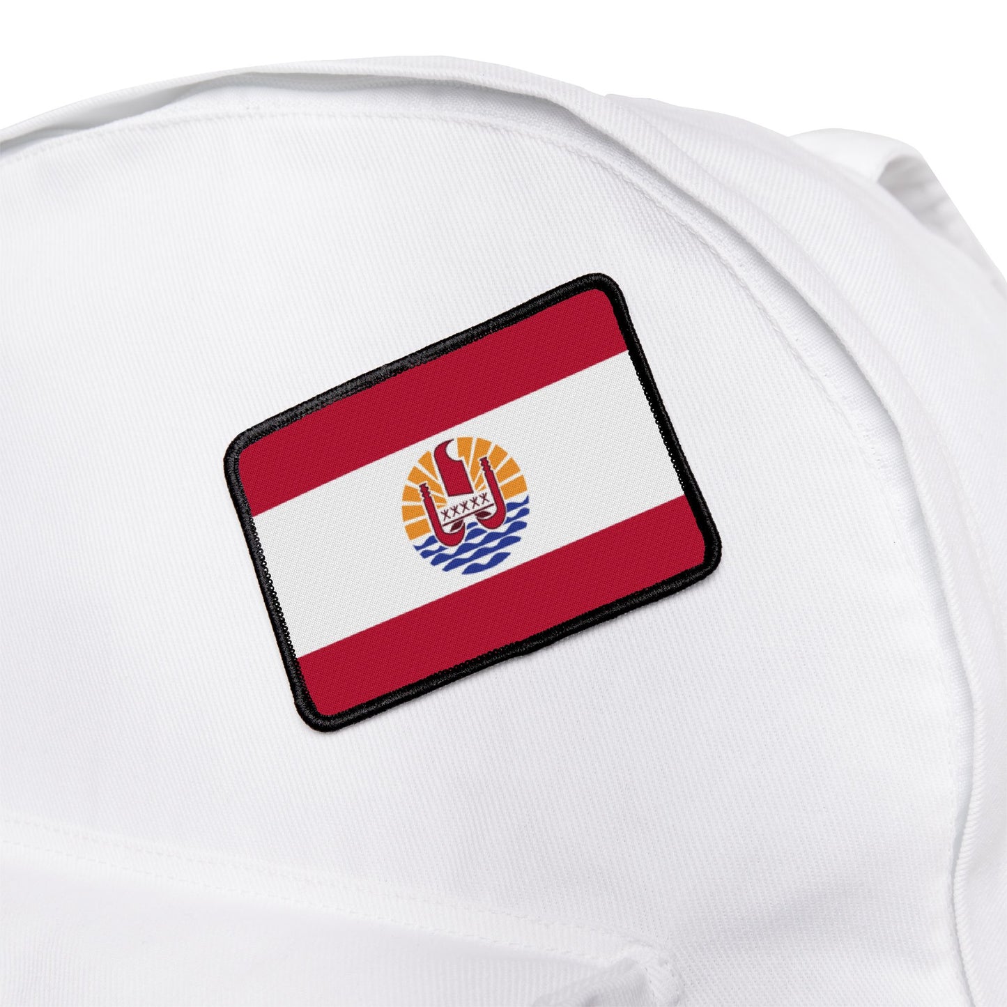 Flag Village Polynesia(French Polynesia) Flag Embroidery Iron-On Patches