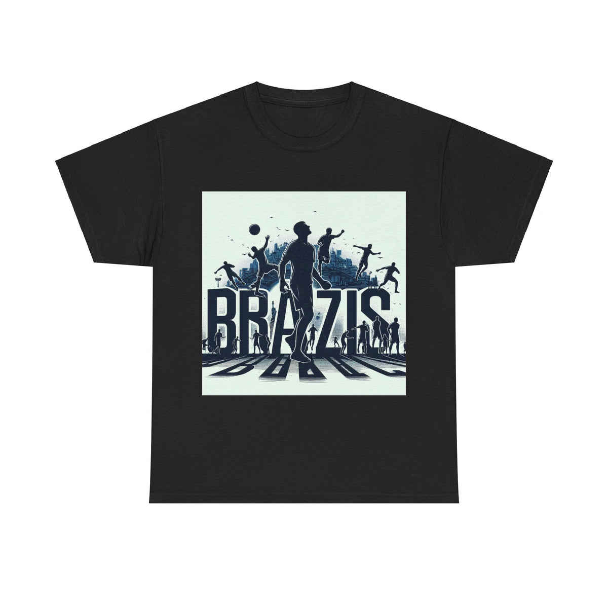 Flag Village Brazil Sporting Flag T-SHIRT Heavy Cotton Tee BRA0006