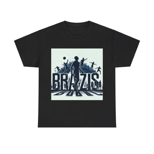 Flag Village Brazil Sporting Flag T-SHIRT Heavy Cotton Tee BRA0006