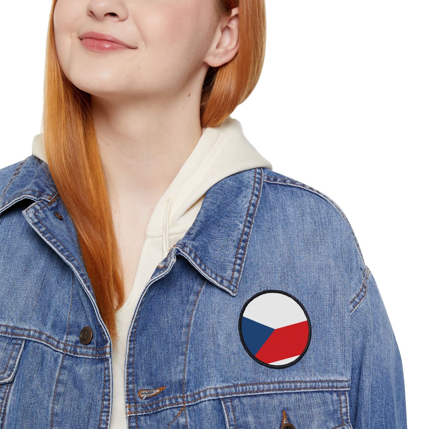 Flag Village Czech Republic Flag Embroidery Iron-On Patches