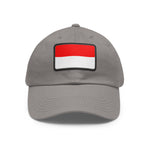 Flag Village Indonesia Flag Hat Cap with Leather Patch