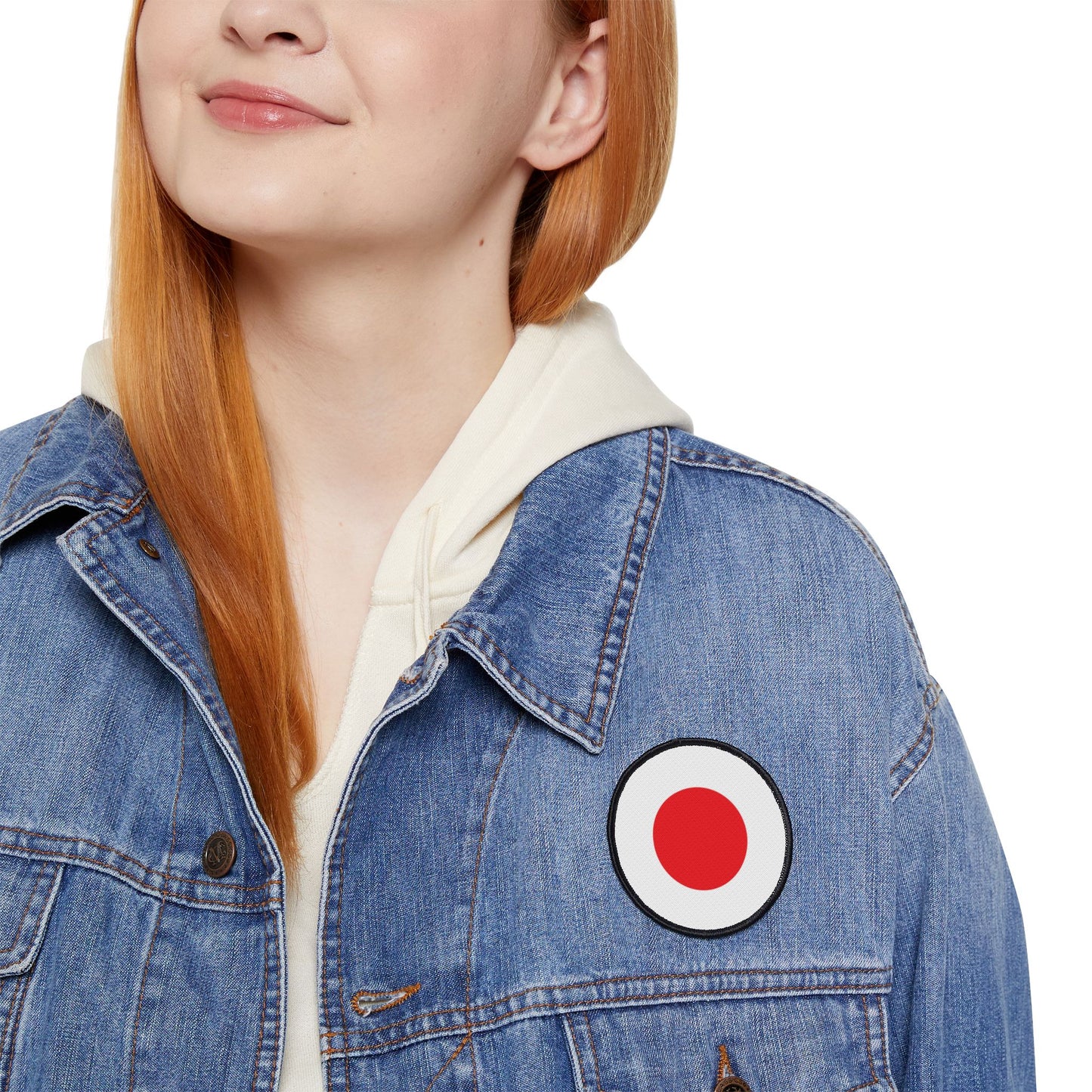Flag Village Japan Flag Embroidery Iron-On Patches