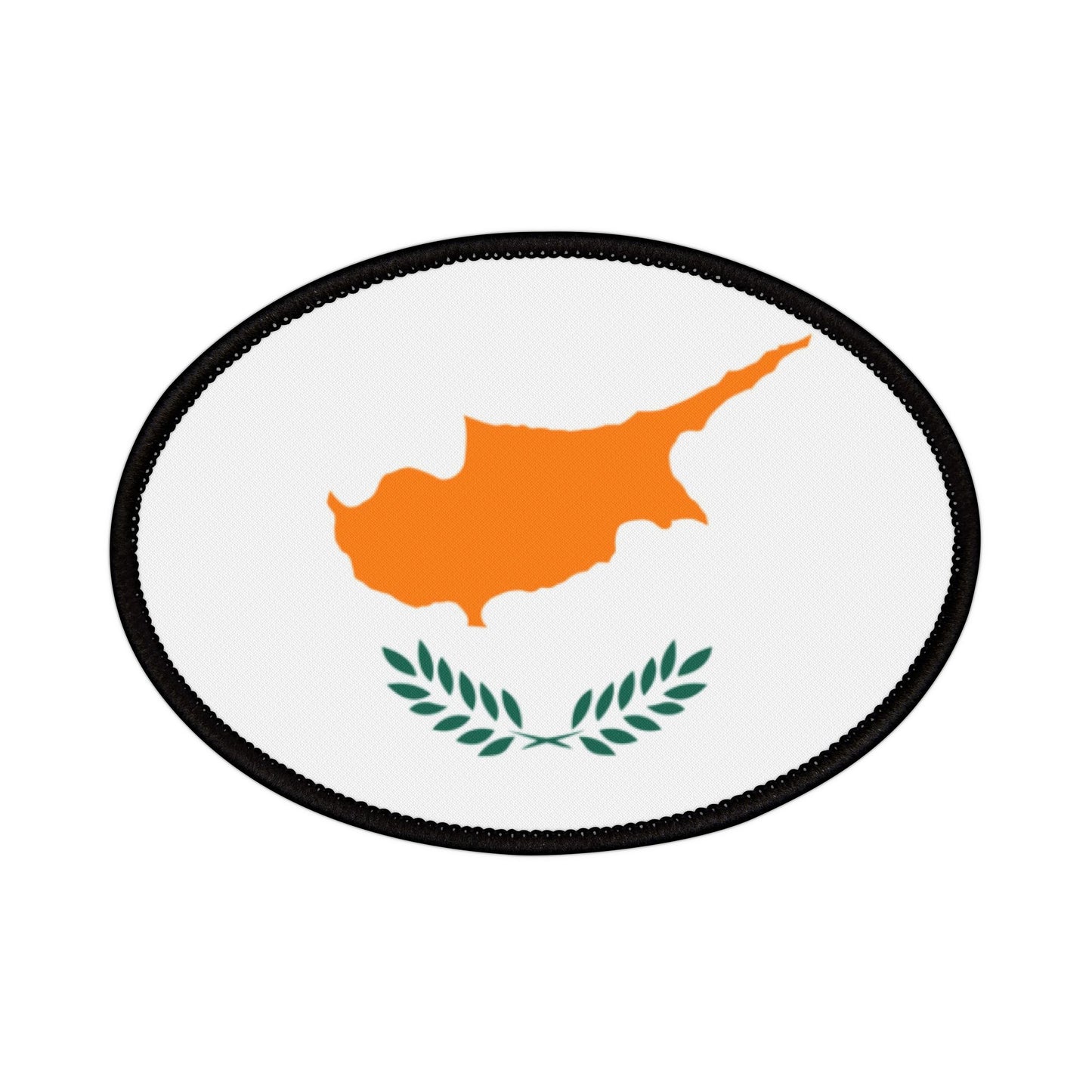 Flag Village Cyprus Flag Embroidery Iron-On Patches