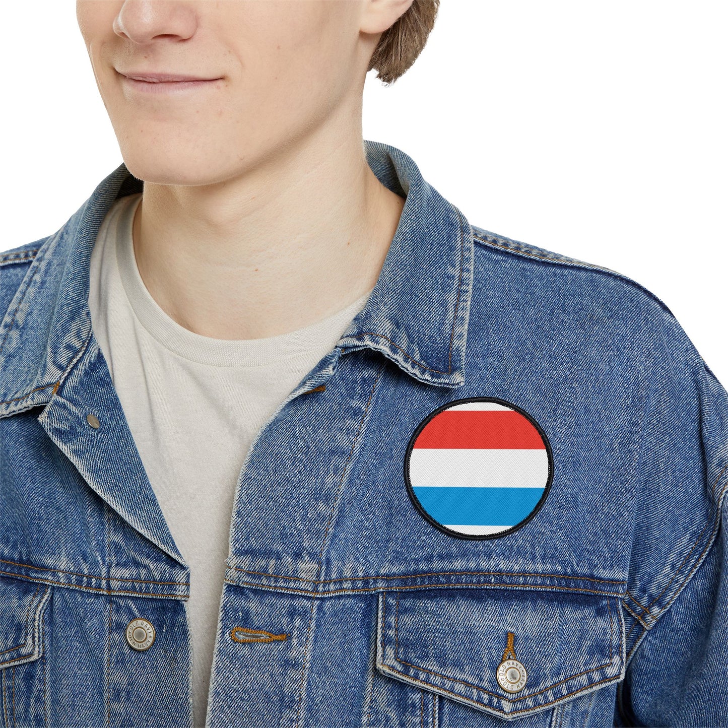 Flag Village Luxembourg Flag Embroidery Iron-On Patches