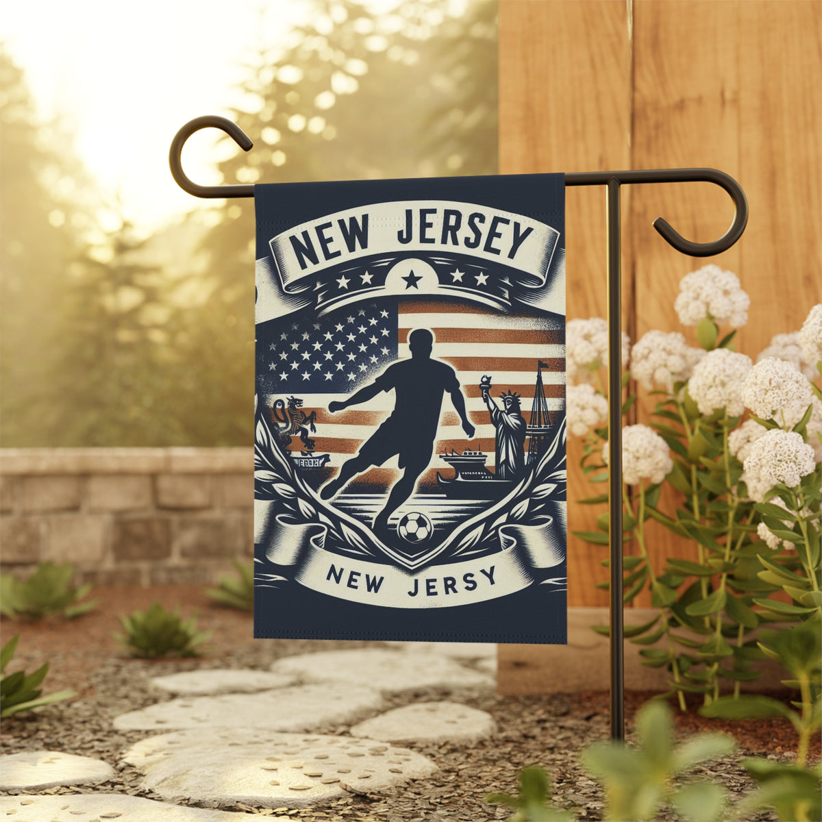 Flag Village New Jersey State Flag Sporting Garden & House Banner NJ0004