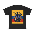 Flag Village Ecuador Sporting Flag T-SHIRT Heavy Cotton Tee ECU0004