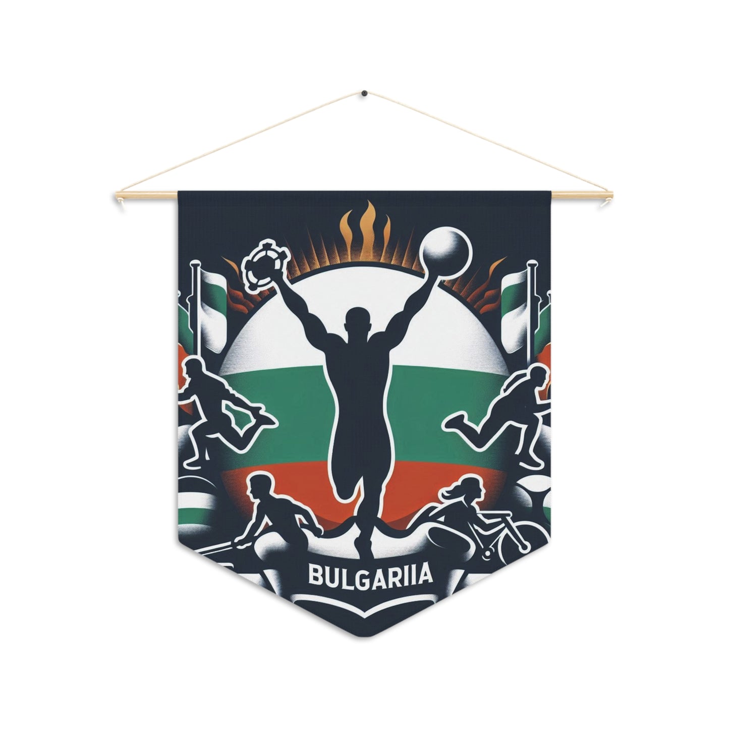 Flag Village Bulgaria Flag Pennant Sporting Home Wall decoration BGR0002