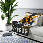 Flag Village Cyprus Sporting Flag Fleece Blanket 50" x 60"