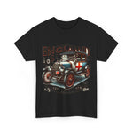 Flag Village UK Vintage Car Flag T-SHIRT Heavy Cotton Tee UK0022