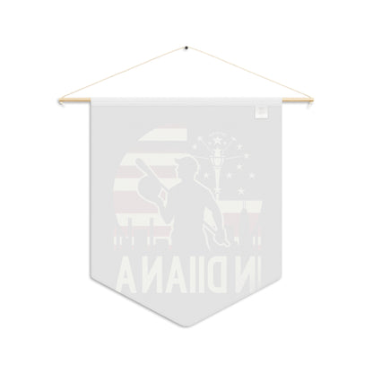 Flag Village Indiana State Flag Pennant Sporting Home Wall decoration IN0001