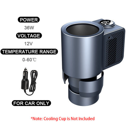 Flag Village Auto Tools Smart 2 In 1 Car Heating Cooling Cup For Coffee Miik Drinks Electric