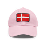 Flag Village Denmark Flag Hat Cap with Leather Patch