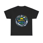Flag Village Brazil Sporting Flag T-SHIRT Heavy Cotton Tee BRA0015