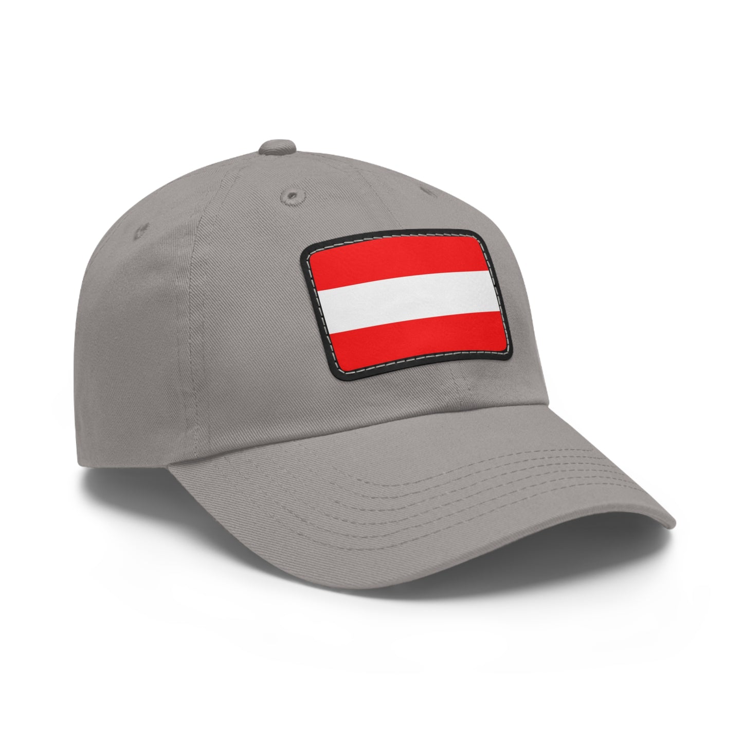 Flag Village Austria Flag Hat Cap with Leather Patch