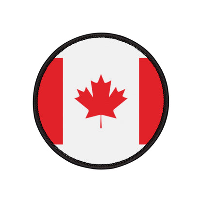 Flag Village Canada Flag Embroidery Iron-On Patches