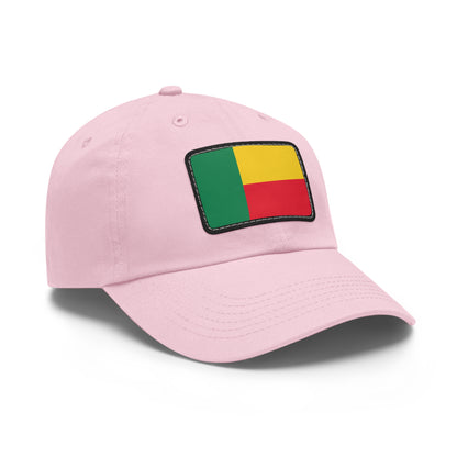 Flag Village Benin Flag Hat Cap with Leather Patch