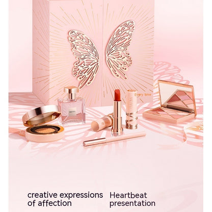 Flag Village Christmas For Girls Cosmetics Lipstick Set Of Beauty Gift Box