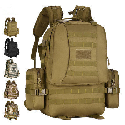Flag Village 50L outdoor backpack backpack camping travel backpack combination large capacity backpack luggage bag