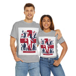 Flag Village England Sporting Flag T-SHIRT Heavy Cotton Tee GBR0009