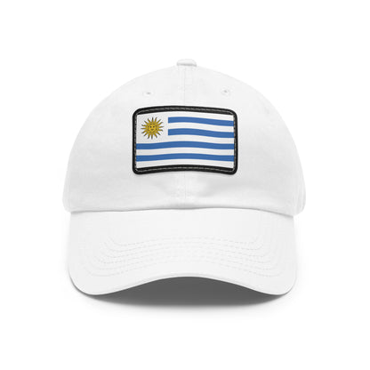 Flag Village Uruguay Flag Hat Cap with Leather Patch