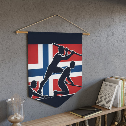 Flag Village Norway Flag Pennant Sporting Home Wall decoration NOR0001
