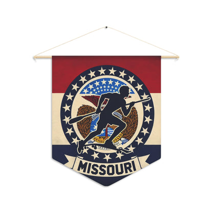 Flag Village Missouri State Flag Pennant Sporting Home Wall decoration MO0002