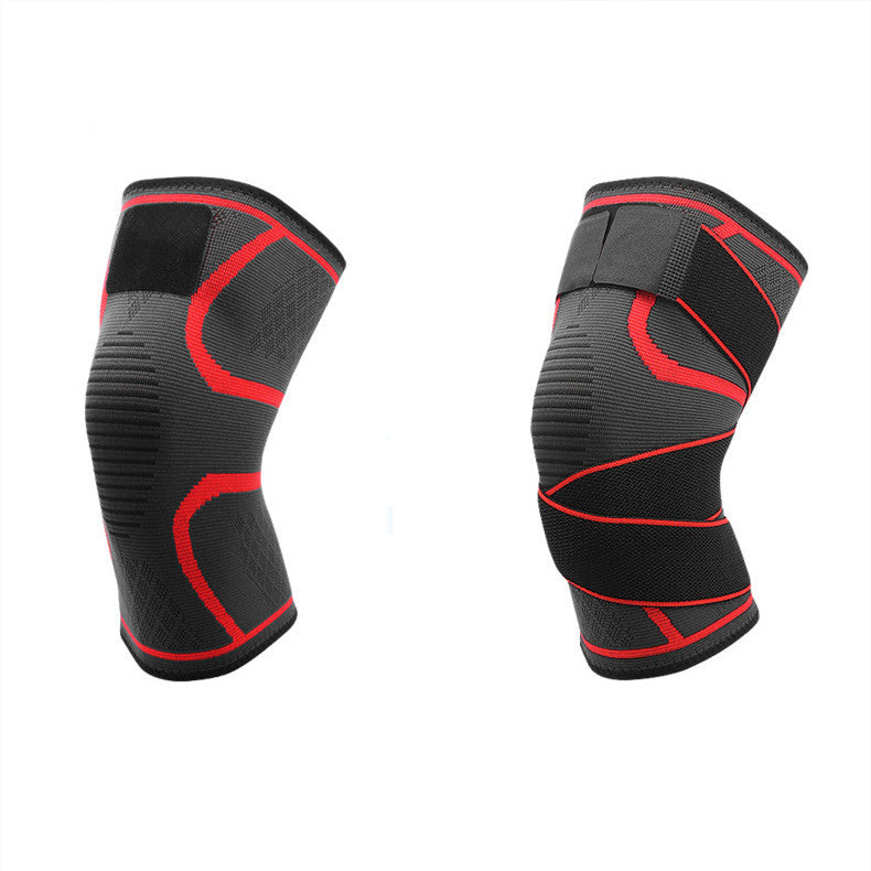 Flag Village Outdoor sports compression horoscope cross strap knee pads