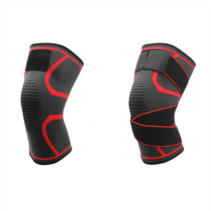 Flag Village Outdoor sports compression horoscope cross strap knee pads