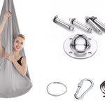 Flag Village Kids  Cotton Outdoor Indoor Swing Hammock For Cuddle Up To Sensory Child Therapy Soft Elastic Parcel Steady Seat