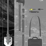 Flag Village Outdoor Camping Equipment Multi-function Shovel