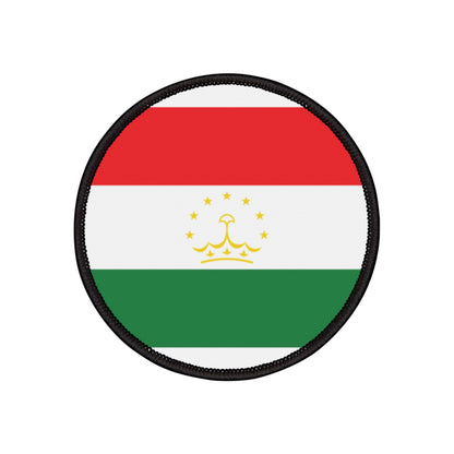 Flag Village Tajikistan Flag Embroidery Iron-On Patches