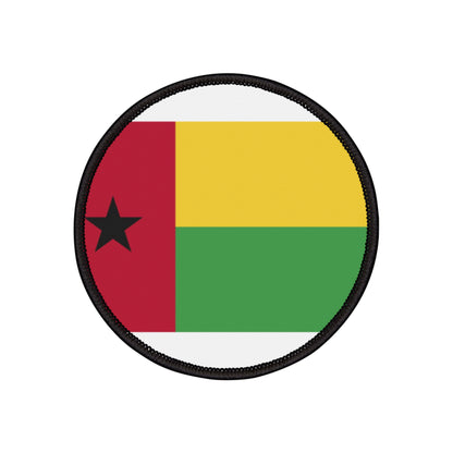 Flag Village Guinea-Bissau Flag Embroidery Iron-On Patches