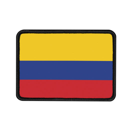 Flag Village Colombia Flag Embroidery Iron-On Patches