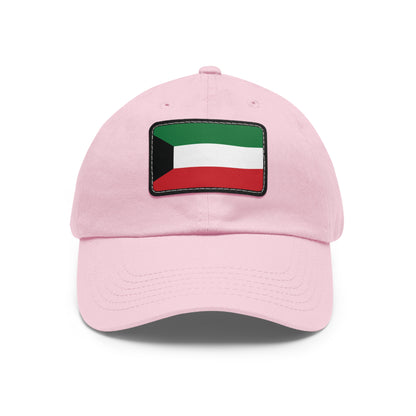 Flag Village Kuwait Flag Hat Cap with Leather Patch