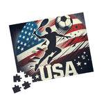 Flag Village USA Sporting Flag Jigsaw Puzzle